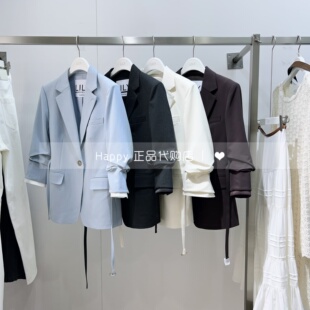 外套 126140C2116小翻领收腰多色西装 LILY丽丽26年春款 商场正品