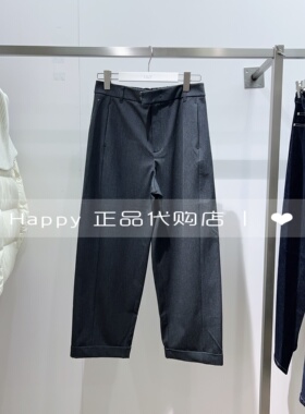 25年冬新款LILY丽丽国内代购125419C5911磨毛OL风百搭休闲长裤女