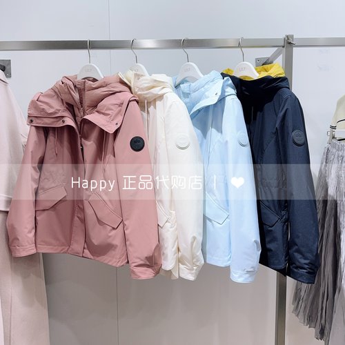 LILY丽丽连帽可拆卸两件套羽绒服