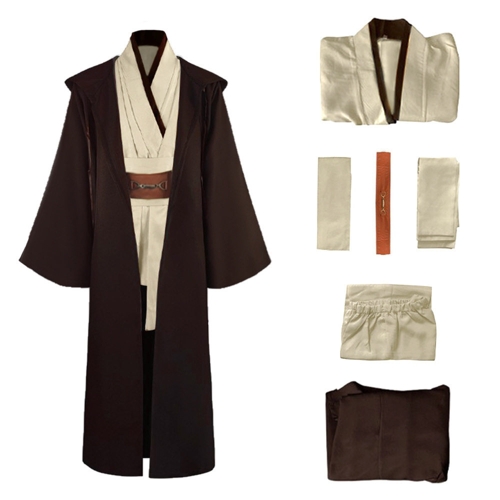万圣节绝地武士角色扮演欧比旺肯诺比cos服星球大战cosplay服装
