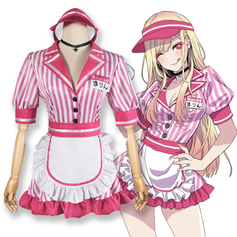 更衣人偶坠入爱河cos服喜多川海梦cosplay可爱服务生甜妹风女仆装