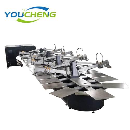 不可见趋势产品8色36工位椭圆打印机焊条自动布料椭圆印花机