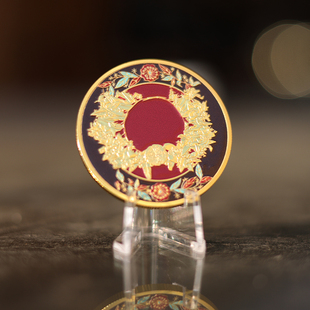 良渚博物院“古希腊的旅程”特展限定款文创:金属纪念章