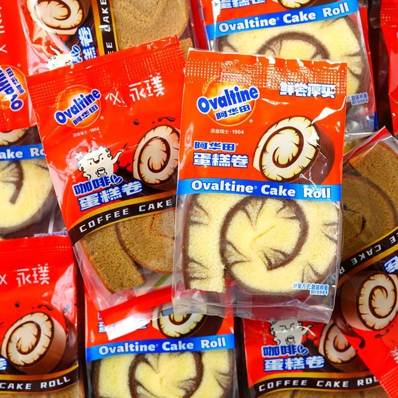 阿华田鲜尝厚买蛋糕卷巧克力糕点早餐下午茶点心充饥零食