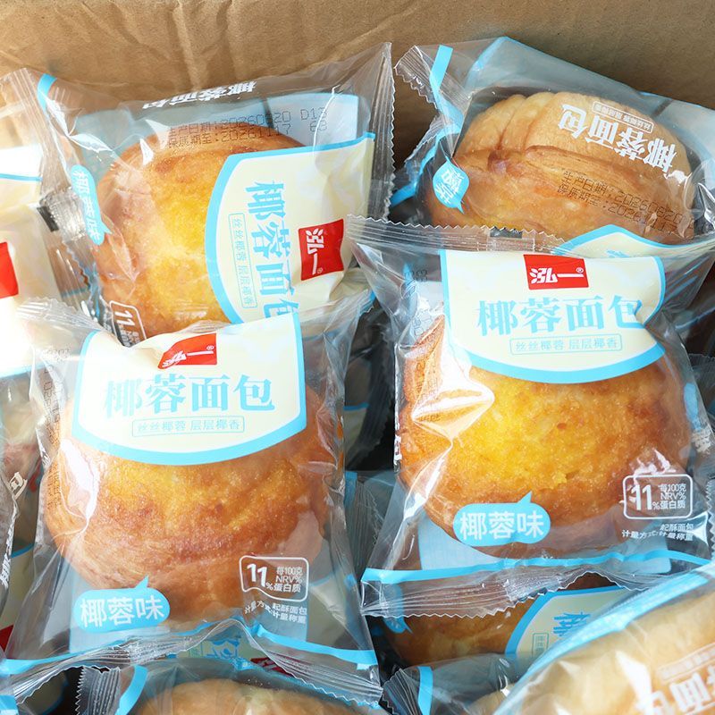 泓一椰蓉面包早餐糕点代餐下午茶充饥解馋办公室学生充饥零食图片