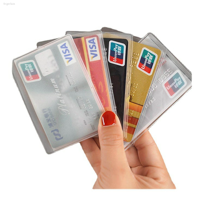 卡套透明磨砂防磁银行IC卡身份证