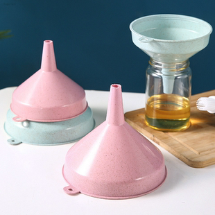 漏斗器一次性大小口径厨房塑料加油分液食品级家用取酒器滤斗