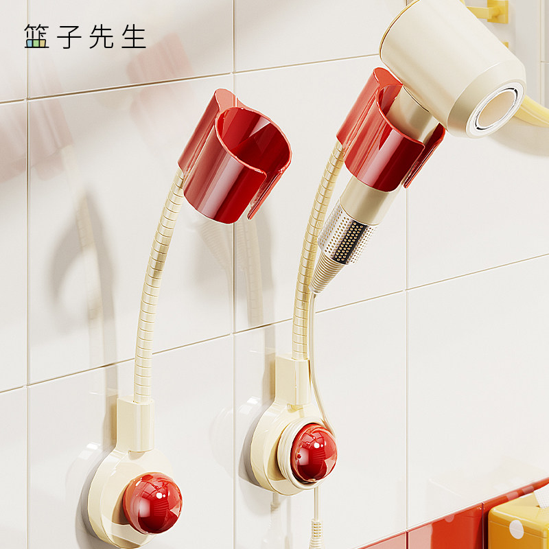 吸盘吹风机支架壁挂式图片