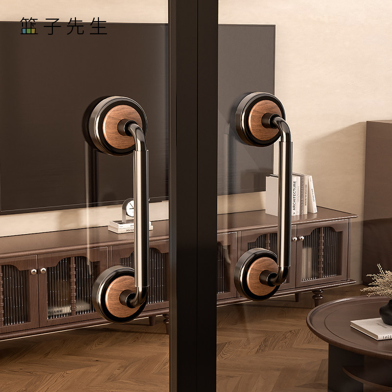 吸盘拉手免打孔家用玻璃推拉移门开合手柄卫生间窗户抽屉柜门把手,住宅家具,拉手,淘宝优惠券,粉丝福利购,淘宝优惠卷