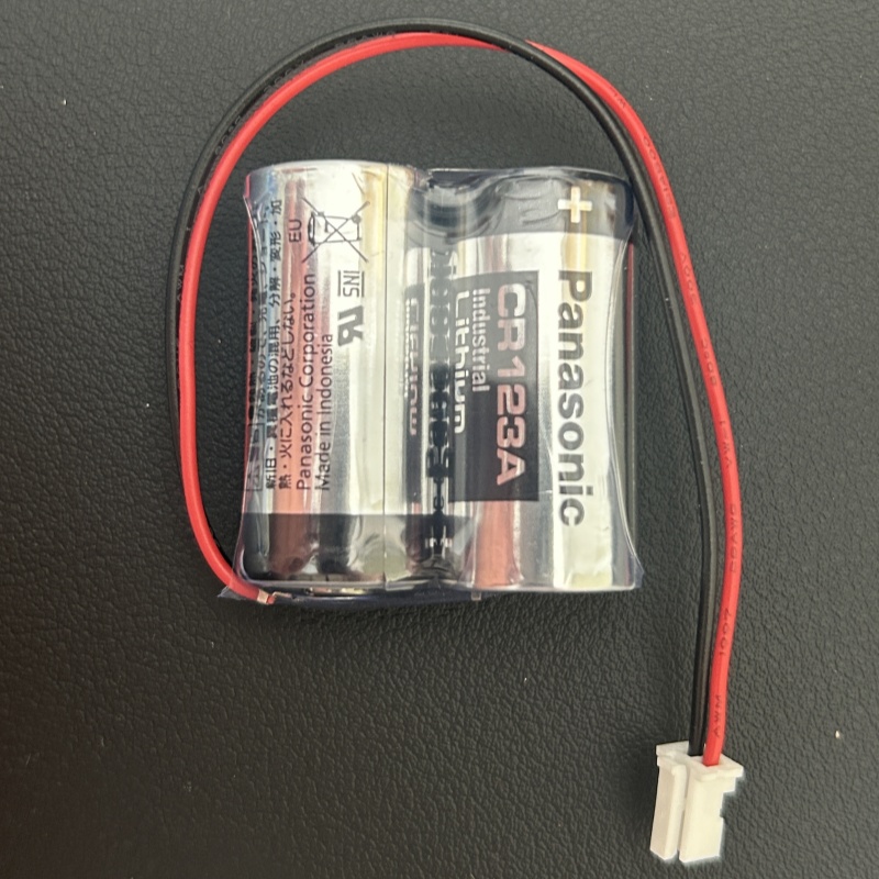 松下CR123A串联PLC三菱MR-J4伺服器MR-BAT6V1SET编程起动6V电池组