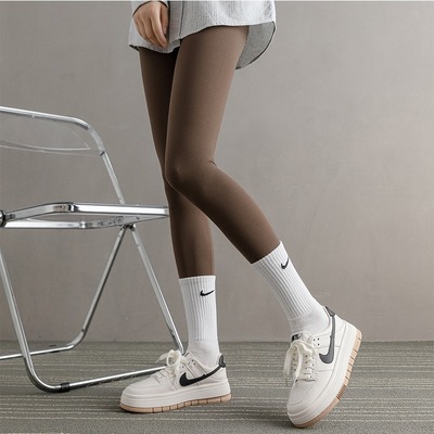 正品袜子春夏男女袜中筒船袜女款运动袜白色黑色四季款长筒袜