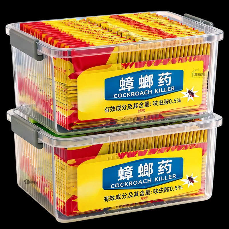 灭蟑螂药强效家用户外无残留卧室厨房杀蟑螂神器强力粘鼠板蟑螂粉