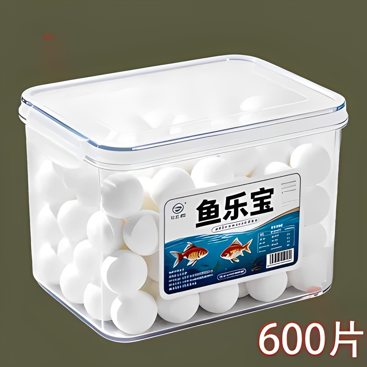 鱼乐宝除氯气鱼缸净水剂水族水质稳定片剂自来水免晒水困水净水剂