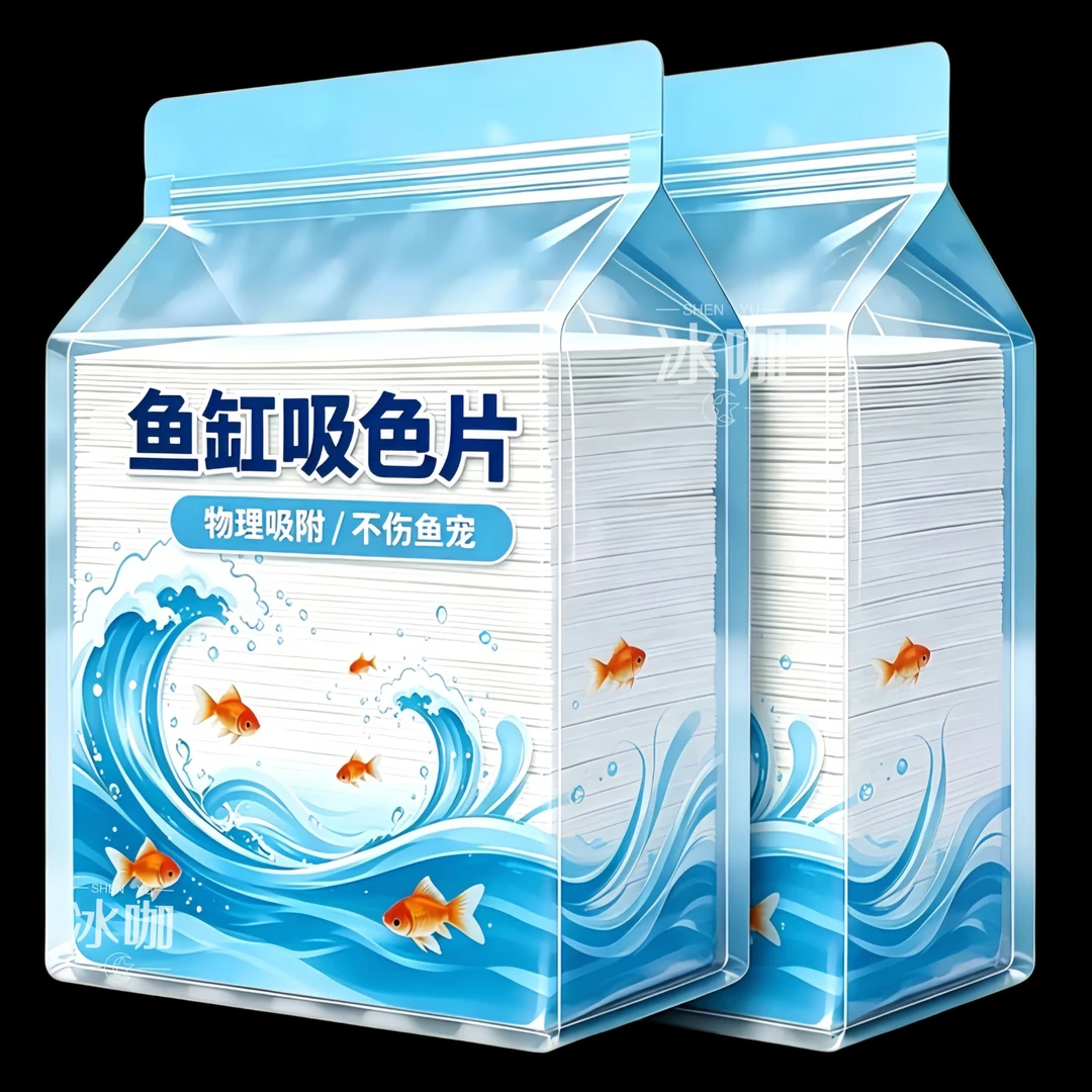鱼缸色母片物理吸附去黄水不伤鱼