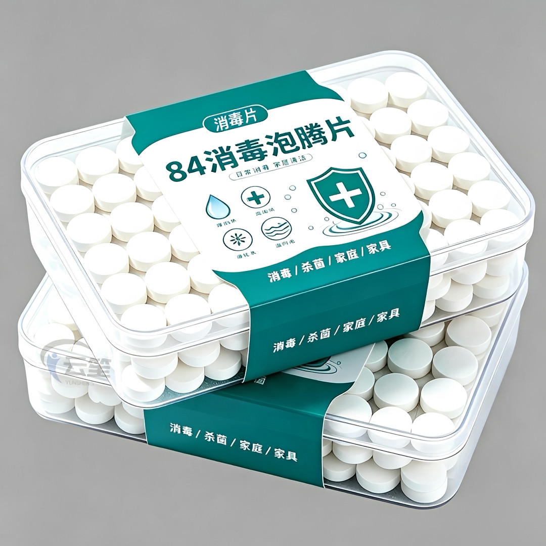 84消毒液泡腾片去霉除菌衣物漂白泳池地板家用杀菌除味洁厕消毒液