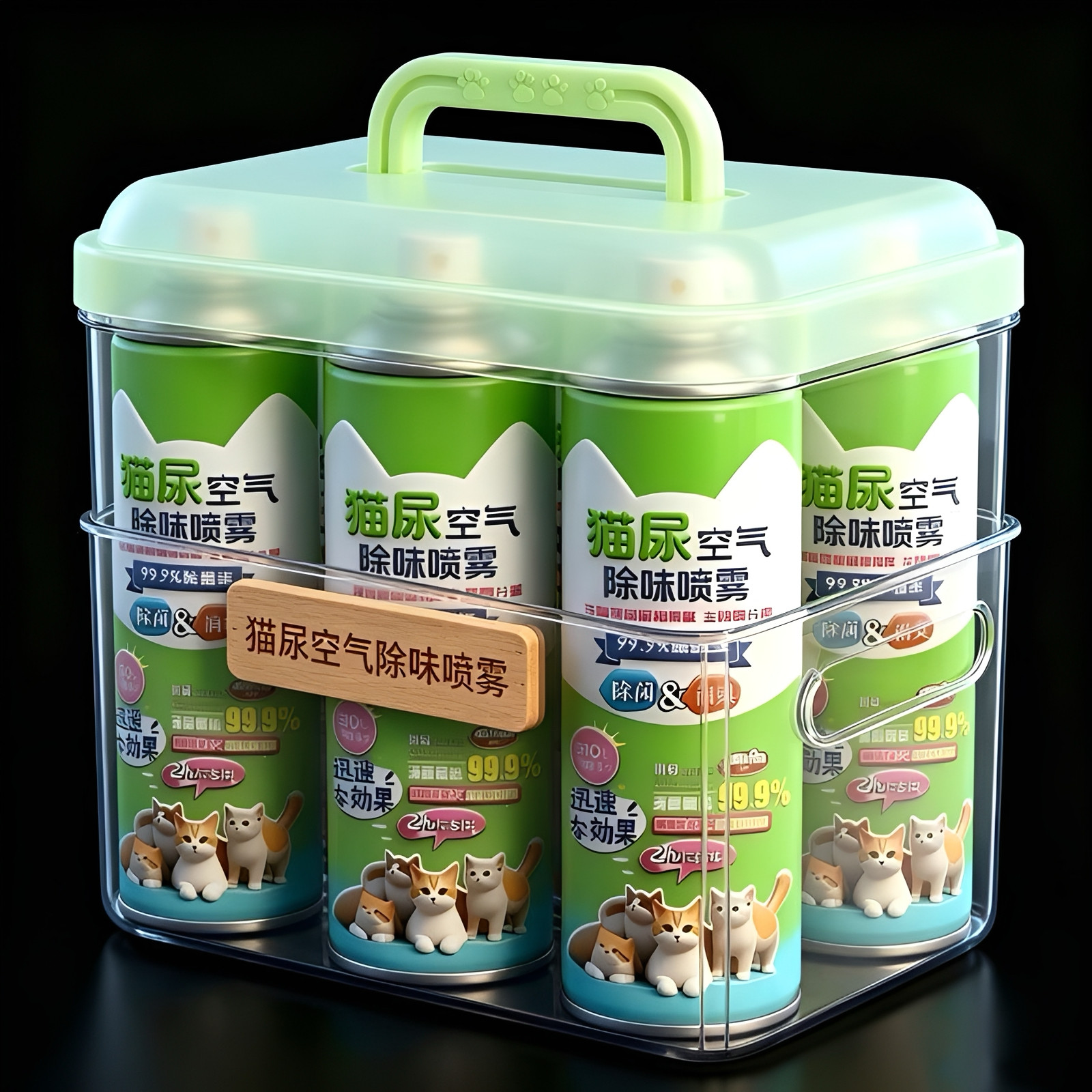 宠物除臭剂喷雾生物酶抑菌分解除异味猫咪砂盆猫尿狗尿骚味分解剂