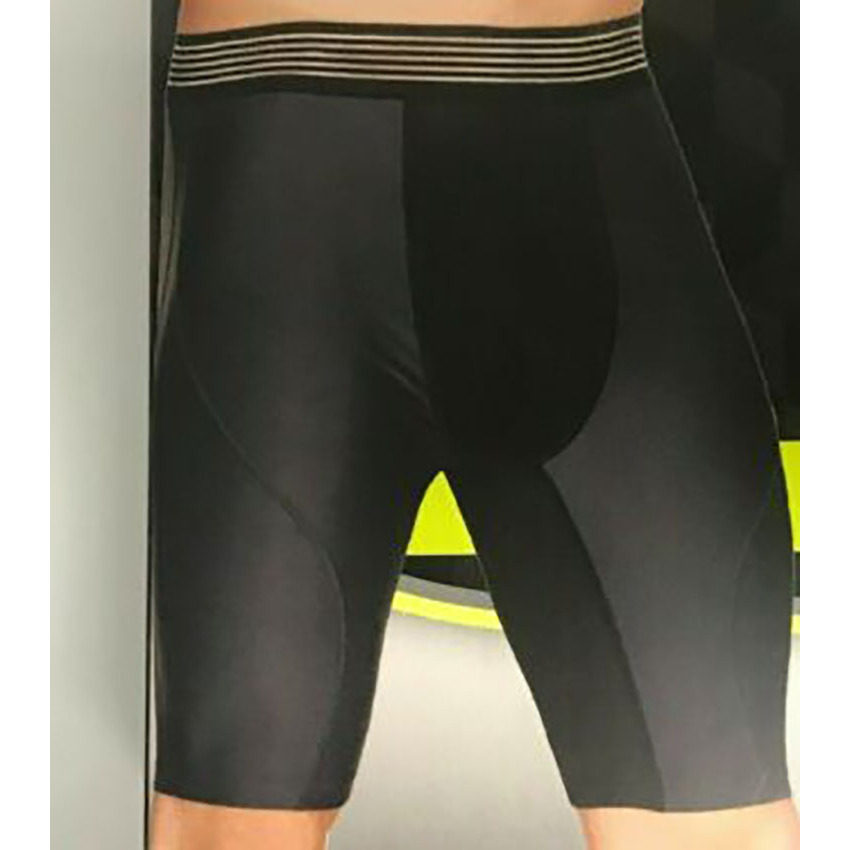 夏季男款运动速干透气高弹力面料跑步户外健身打底中腰紧身裤