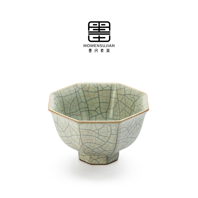 哥窑茶杯主人杯个人陶瓷喝茶杯子