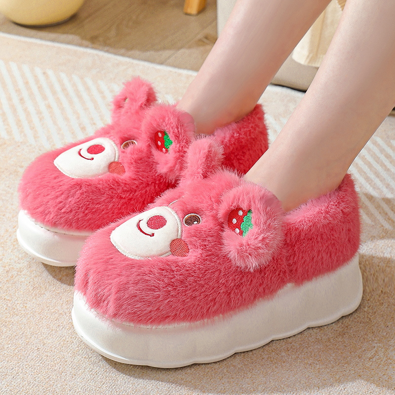 沧胜包跟保暖防寒卡通可爱居家