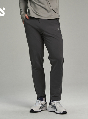 摆动者 Swing灼能25秋冬薄绒轻弹长裤男子休闲运动裤吸湿手机仓