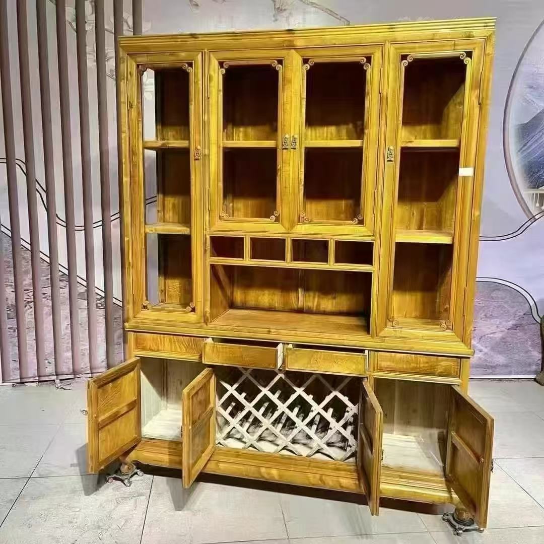 金丝楠木中式茶具收纳柜
