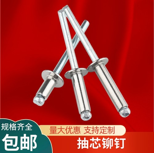 304不锈钢抽芯铆钉圆头装潢