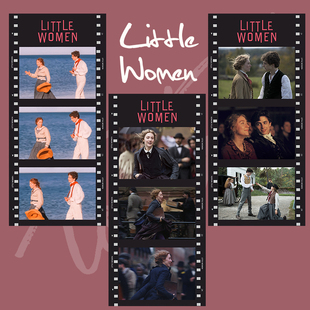小妇人电影胶片卡片装饰书签纸礼物纪念周边半透明海报