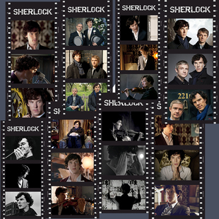 Sherlock神探夏洛克胶片卡片装饰书签纸礼物纪念周边半透明