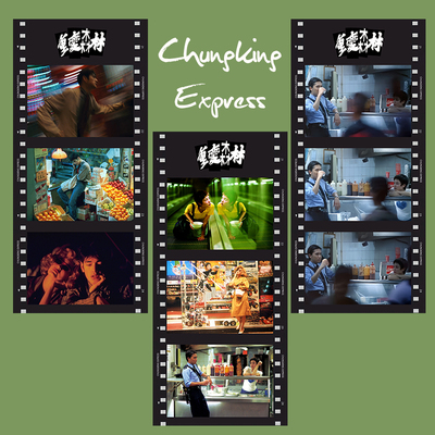 重庆森林电影胶片卡片周边书签