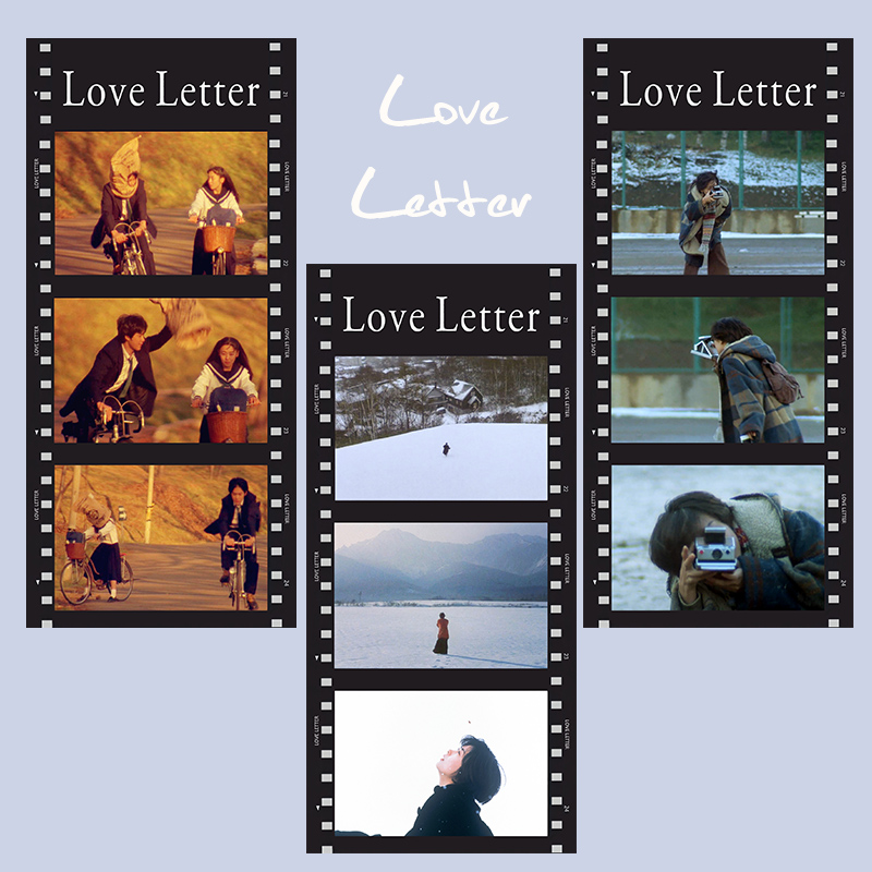 情书电影胶片书签卡片透光周边