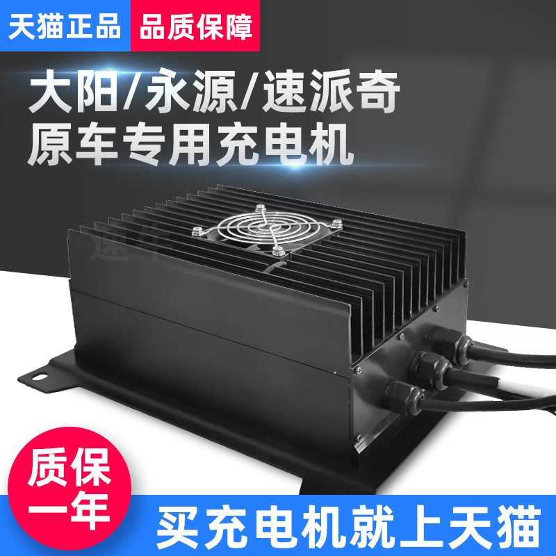 适配大阳巧客永源爱玛速派奇森地电动四轮车充电器60v25a原厂专用