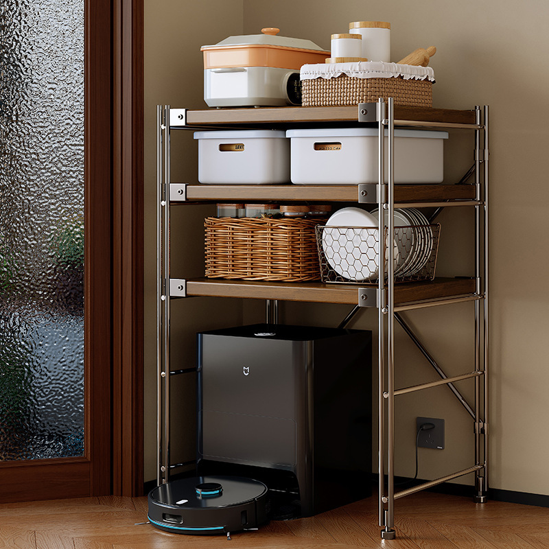 多层落地扫地机器人收纳架