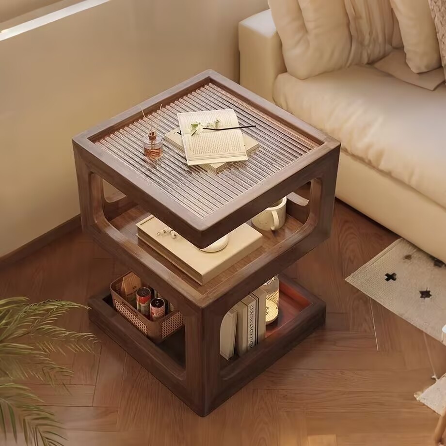 中古风床头小边几置物茶几