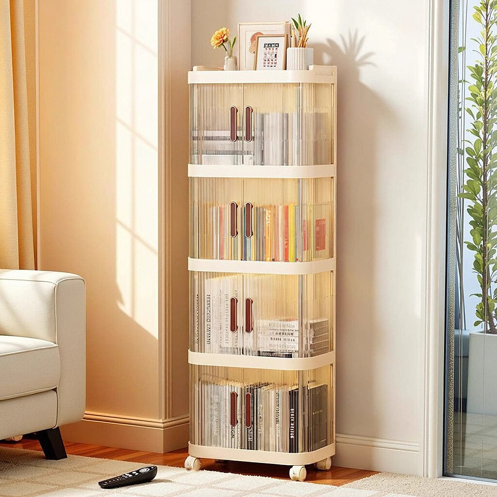 书架落地置物架家用客厅零食收纳架儿童绘本书包架移动小推车书柜,收纳整理,书桌收纳置物架,淘宝优惠券,粉丝福利购,淘宝优惠卷