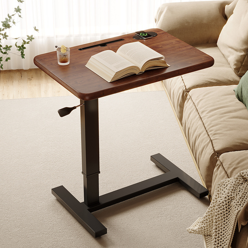 实木沙发边桌可移动升降床边桌客厅边几茶几折叠床头小桌子置物架