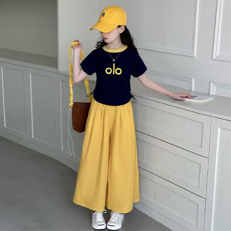 女童套装2025夏季新款儿童韩套装