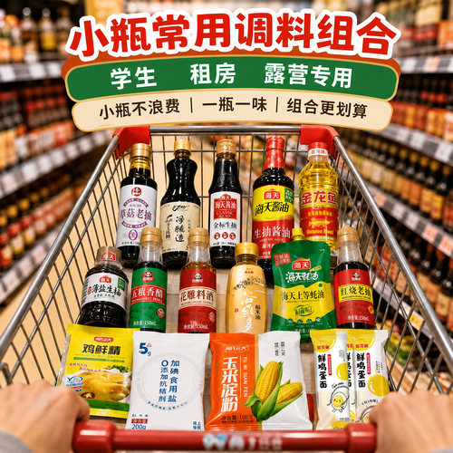 酱醋调味品小瓶组合家用全套装