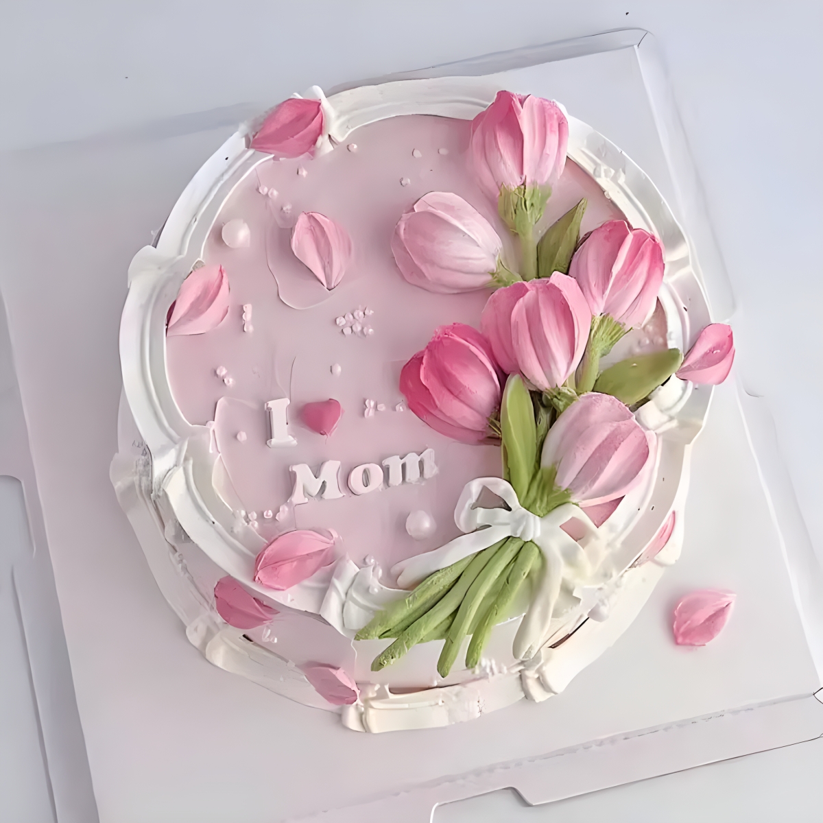 刮刀花瓣模具郁金香格桑花蛋糕硅胶模具母亲节五瓣花翻糖巧克力模