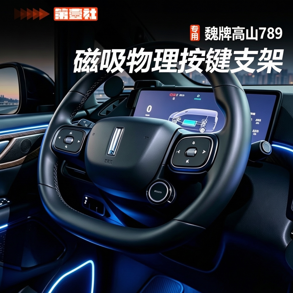 魏牌灵控旋钮磁吸支架图片