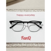 文艺复古痞帅半框眼镜男款 近视可配度数防蓝光眼镜女斯文理工男潮