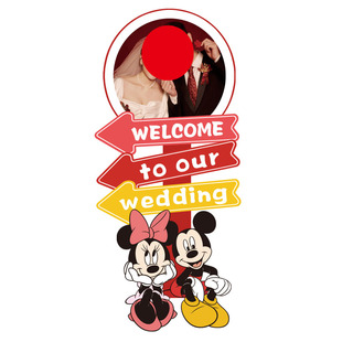 指引牌男女宝宝满月百天周岁生日派对迎宾区照F片名字定制装饰布