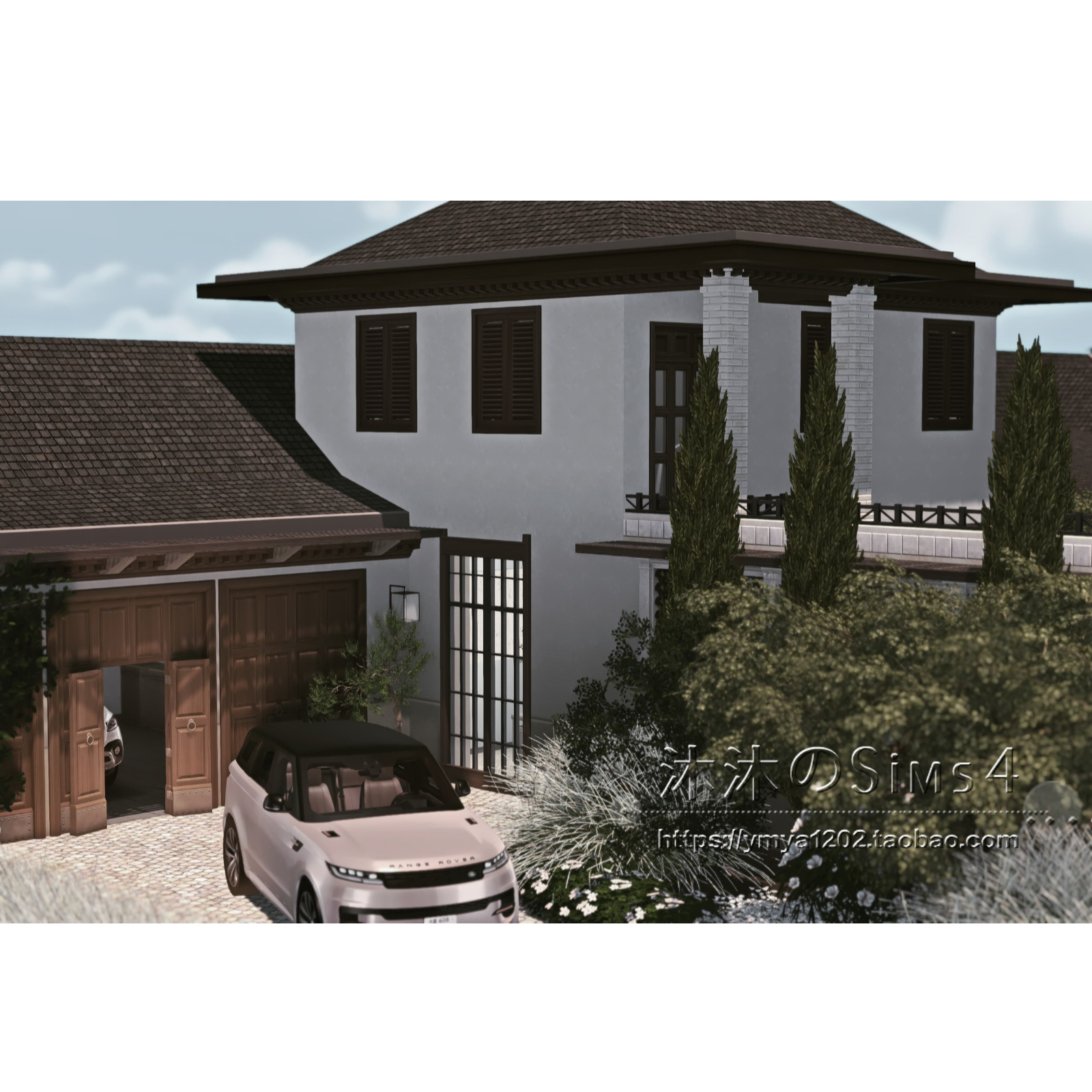 模拟人生4CC房屋mod|Sundown|5卧6卫|住宅一套带家具|50x50|#563