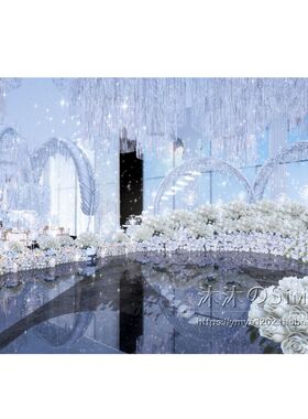 模拟人生4CC房屋mod|璀璨星夜婚礼|1卧3卫|场地带家具|64x64|#434