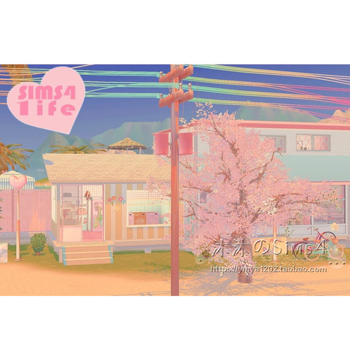 模拟人生4CC房屋mod|索拉尼海滩酒店|6卧3卫住宅带家具50x50|#279