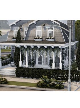 模拟人生4CC房屋mod|RiverSide|1卧2卫|住宅一套带家具20x15|#446