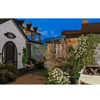 模拟人生4CC房屋mod|The Orchard Row|酒吧一套带家具|30x30|#559