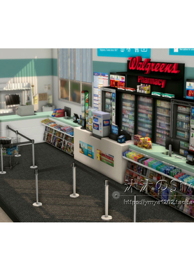 模拟人生4CC房屋mod|超市商店|可零售一套带豪华家具|30x30|#116