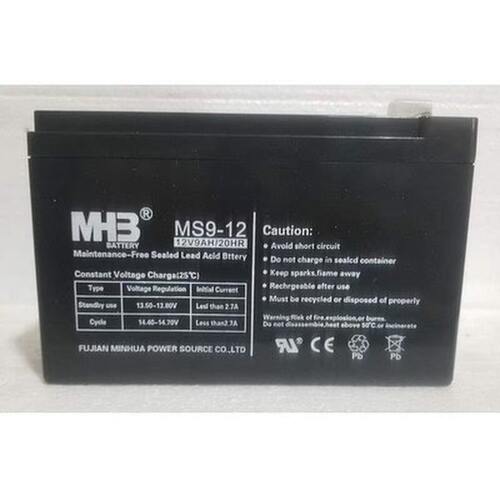 MINHUA蓄电池MS1.3-12电梯12V2.3A3.3A7A9A12A17A24A消防机房