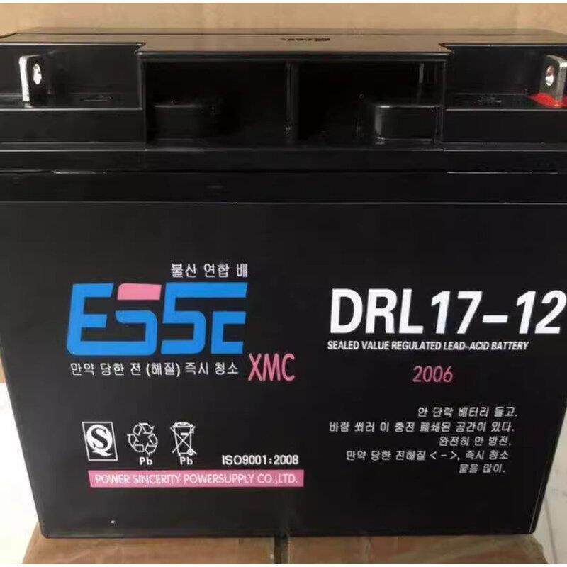 ESSE DRL17-12原装韩国原装进口蓄电池UPS电源应急设备精密仪器