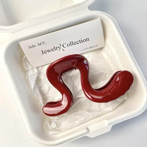 抓夹亚克力简约日韩几字